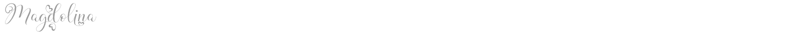 Magdolina font preview